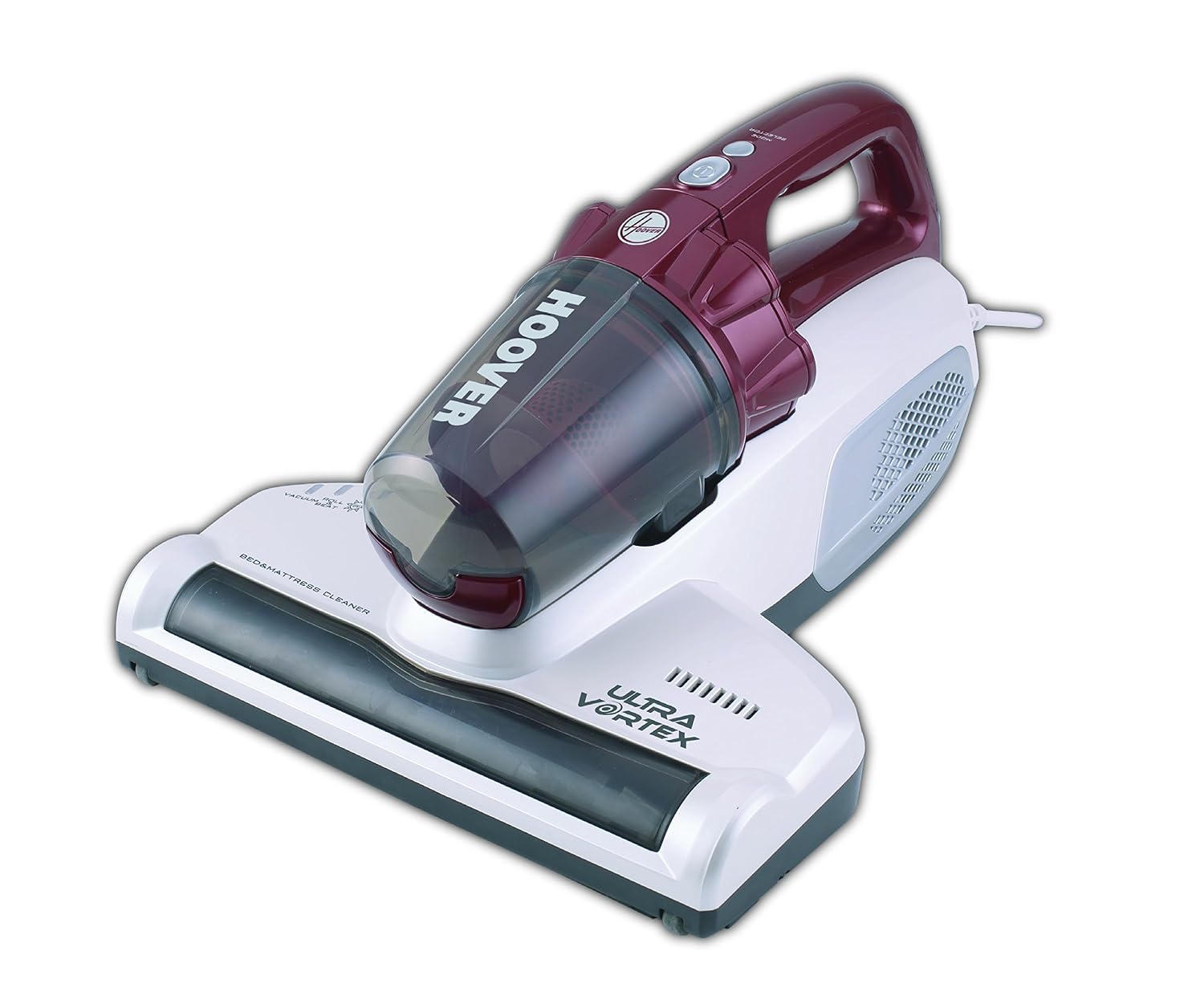 hoover mbc-500uv ultramatt 有线手持床垫真空吸尘器,红色/白色